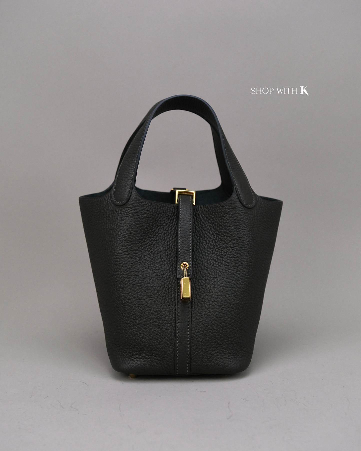 Hermes Picotin 18 Dark Bronze GHW