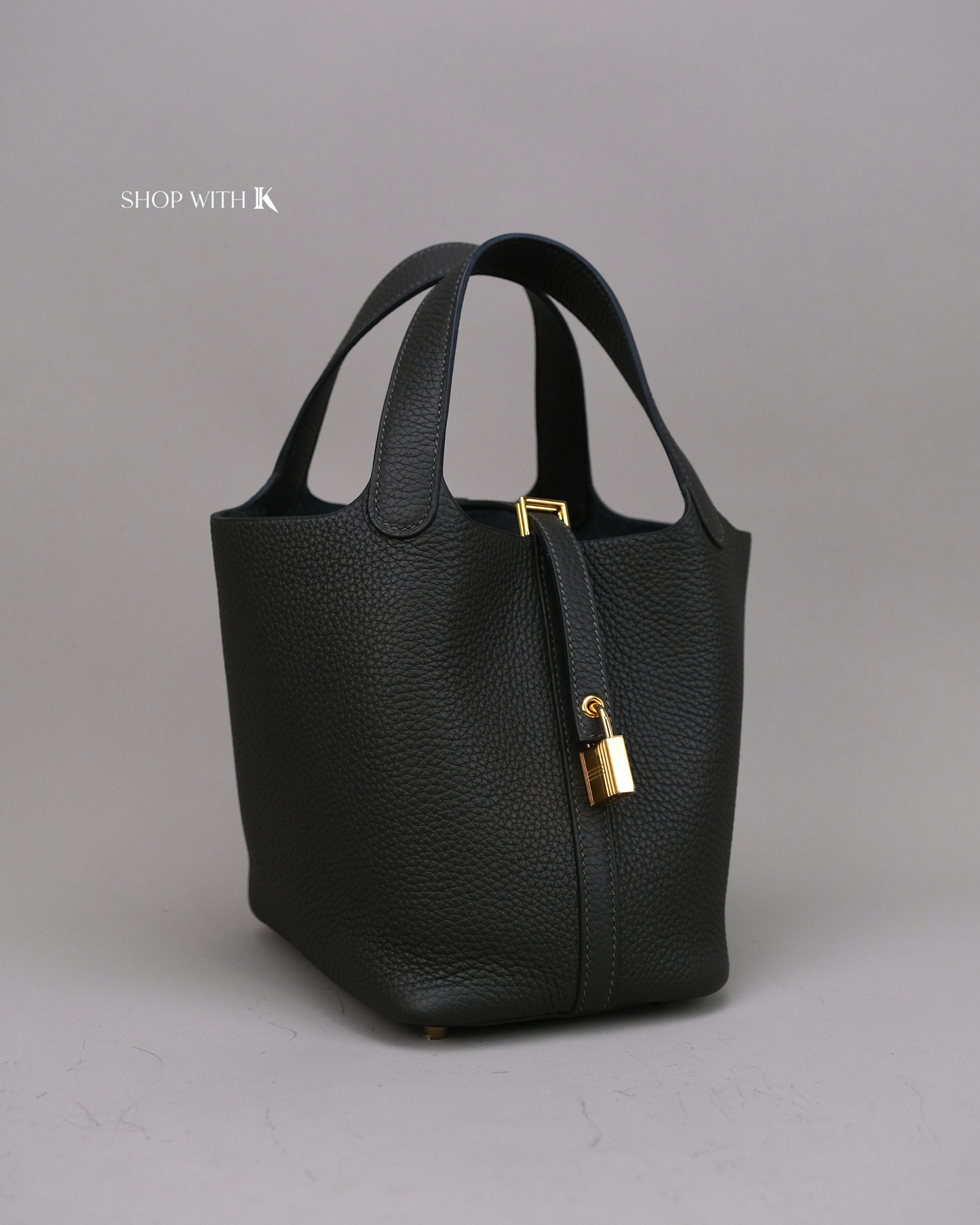 Hermes Picotin 18 Dark Bronze GHW