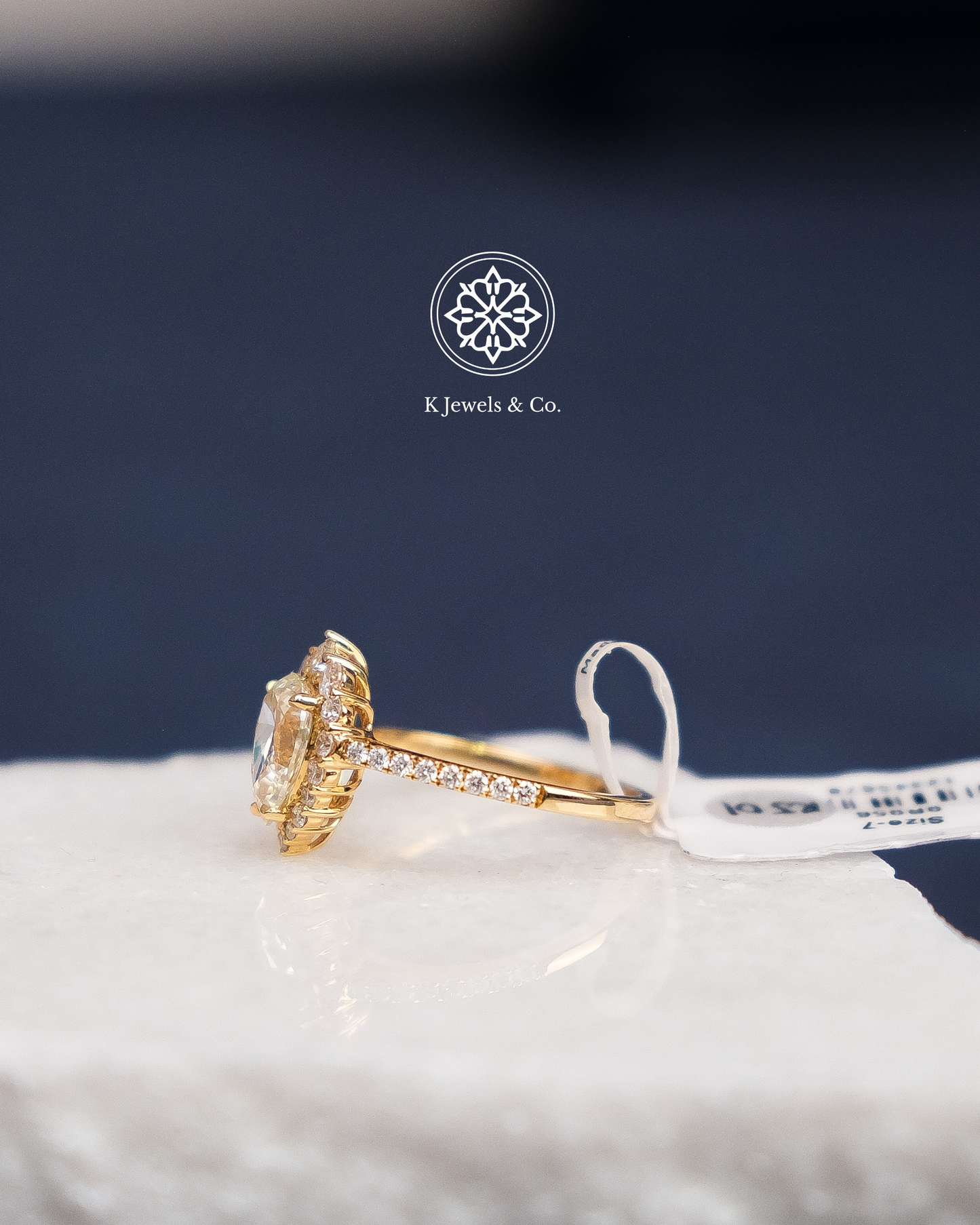 2ct Pear Shaped Diamond Ring w/ GIA