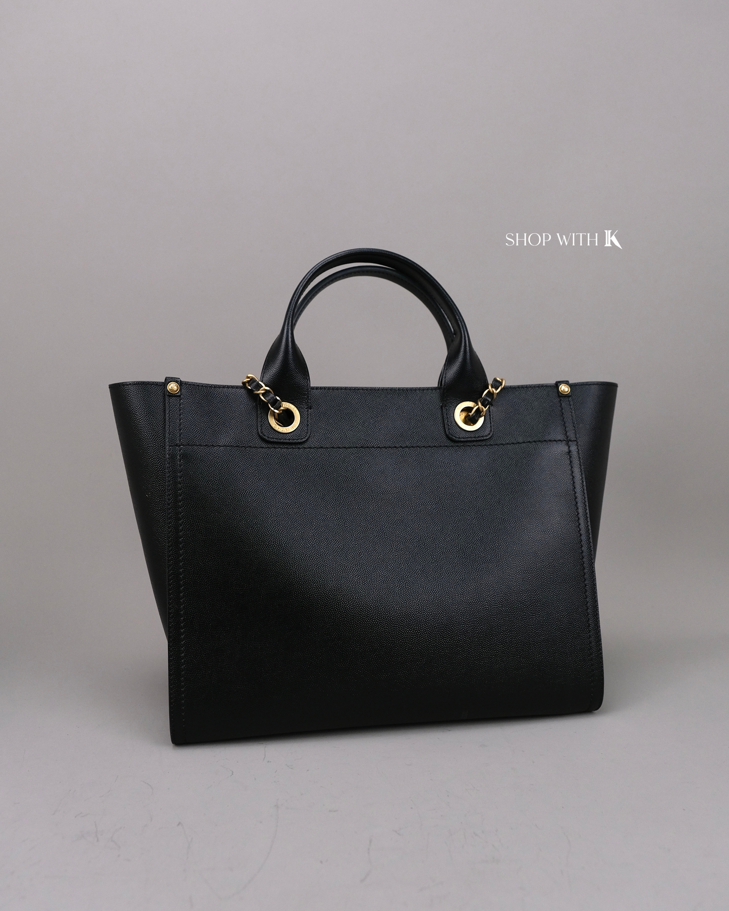 Chanel Deauville Tote Black