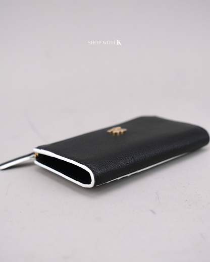 Chanel Zip Around Wallet Black - Spring Summer