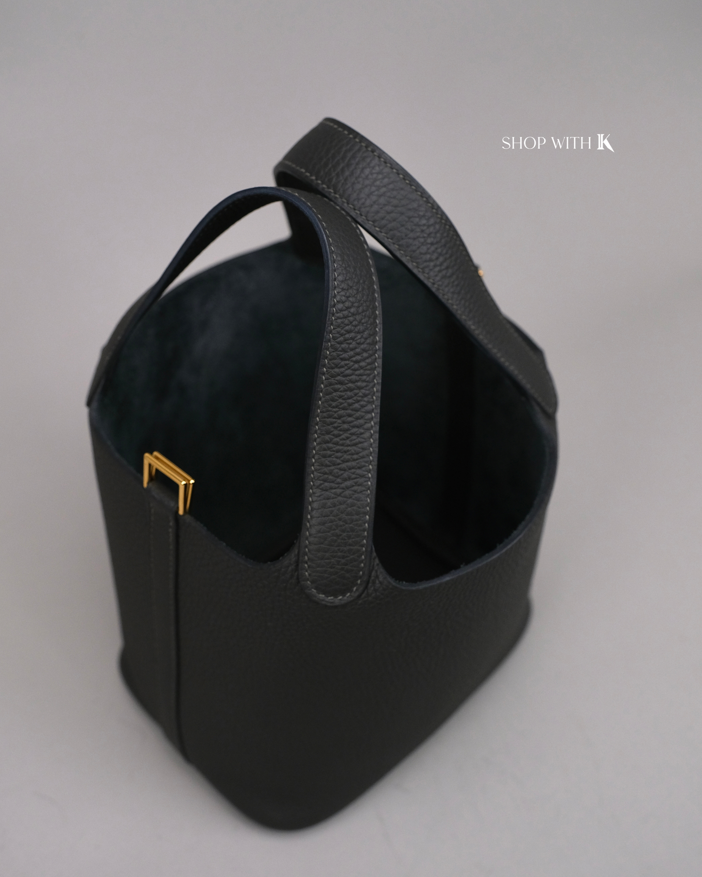 Hermes Picotin 18 Dark Bronze GHW