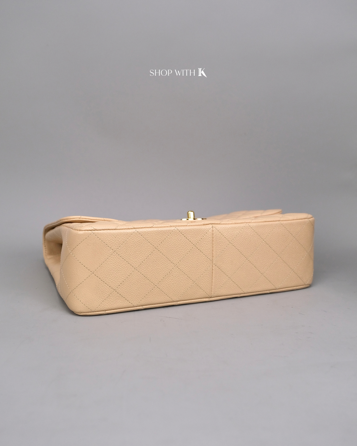 Chanel Classic Jumbo Flap Beige GHW
