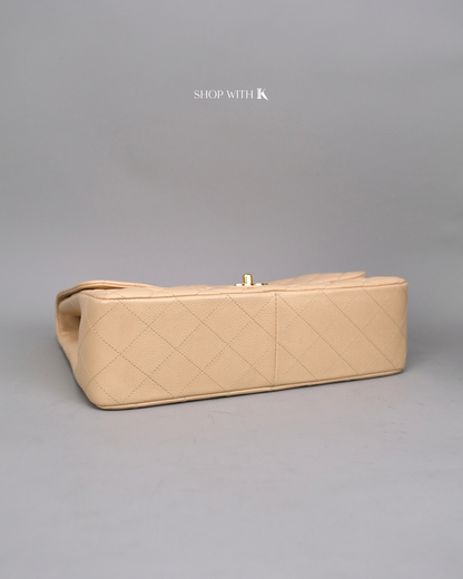 Chanel Classic Jumbo Flap Beige GHW