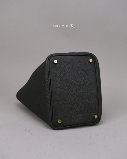 Hermes Picotin 18 Dark Bronze GHW