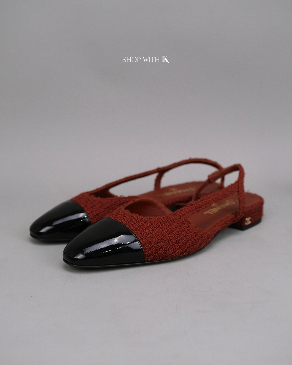 Chanel Slingback Tweed