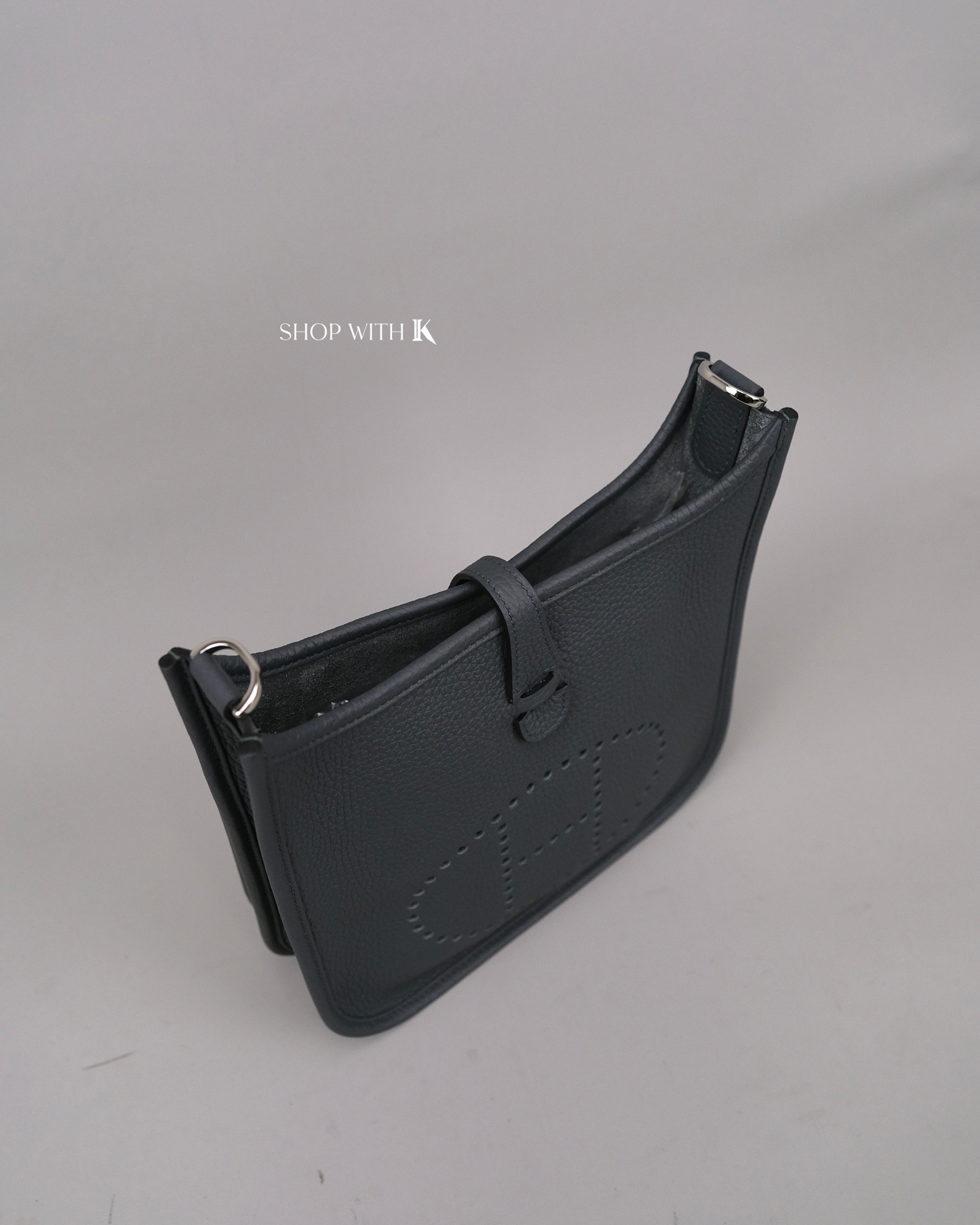 Hermes Evelyne 23 Gris Misty PHW