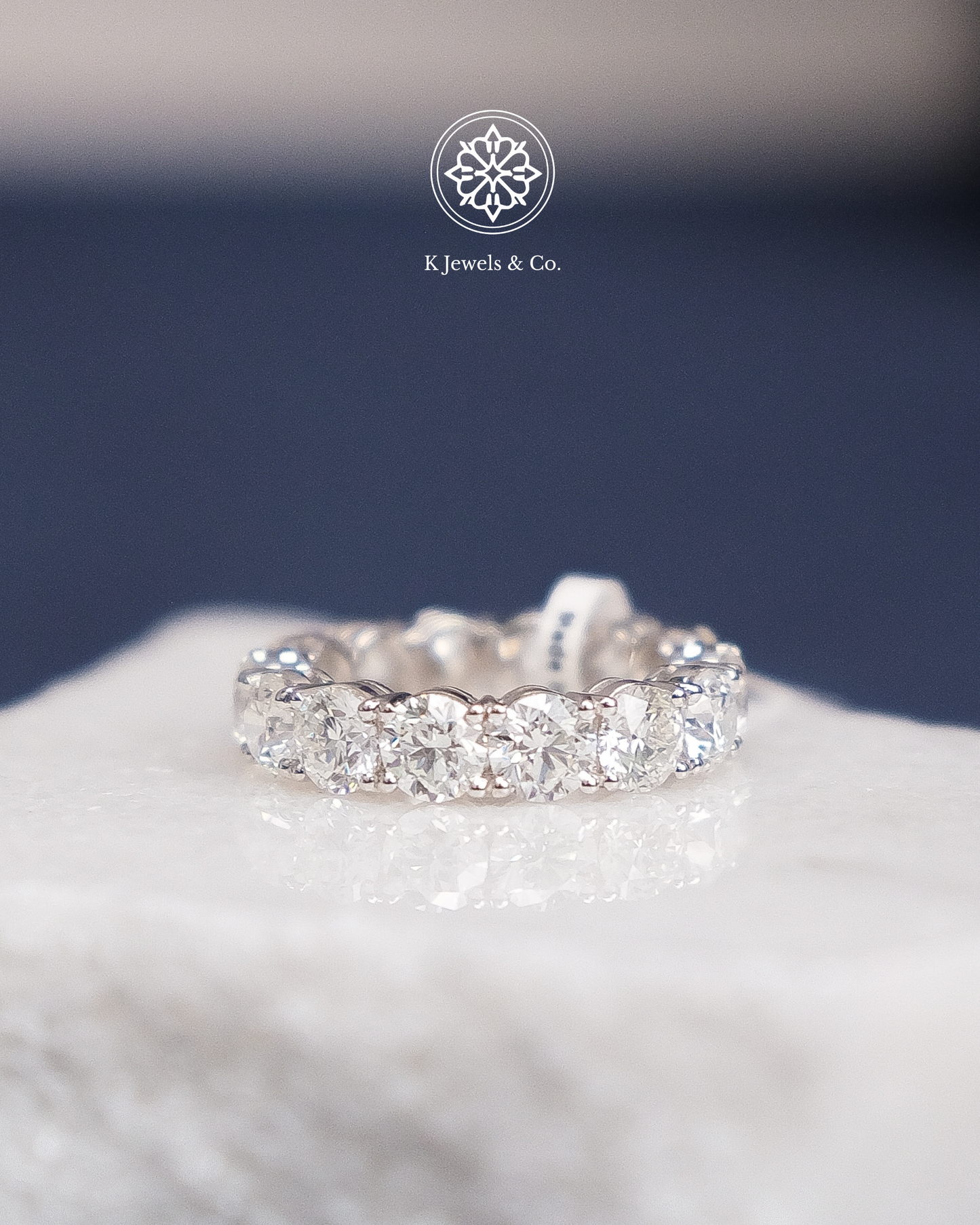 7ct Eternity Ring w/ GIA
