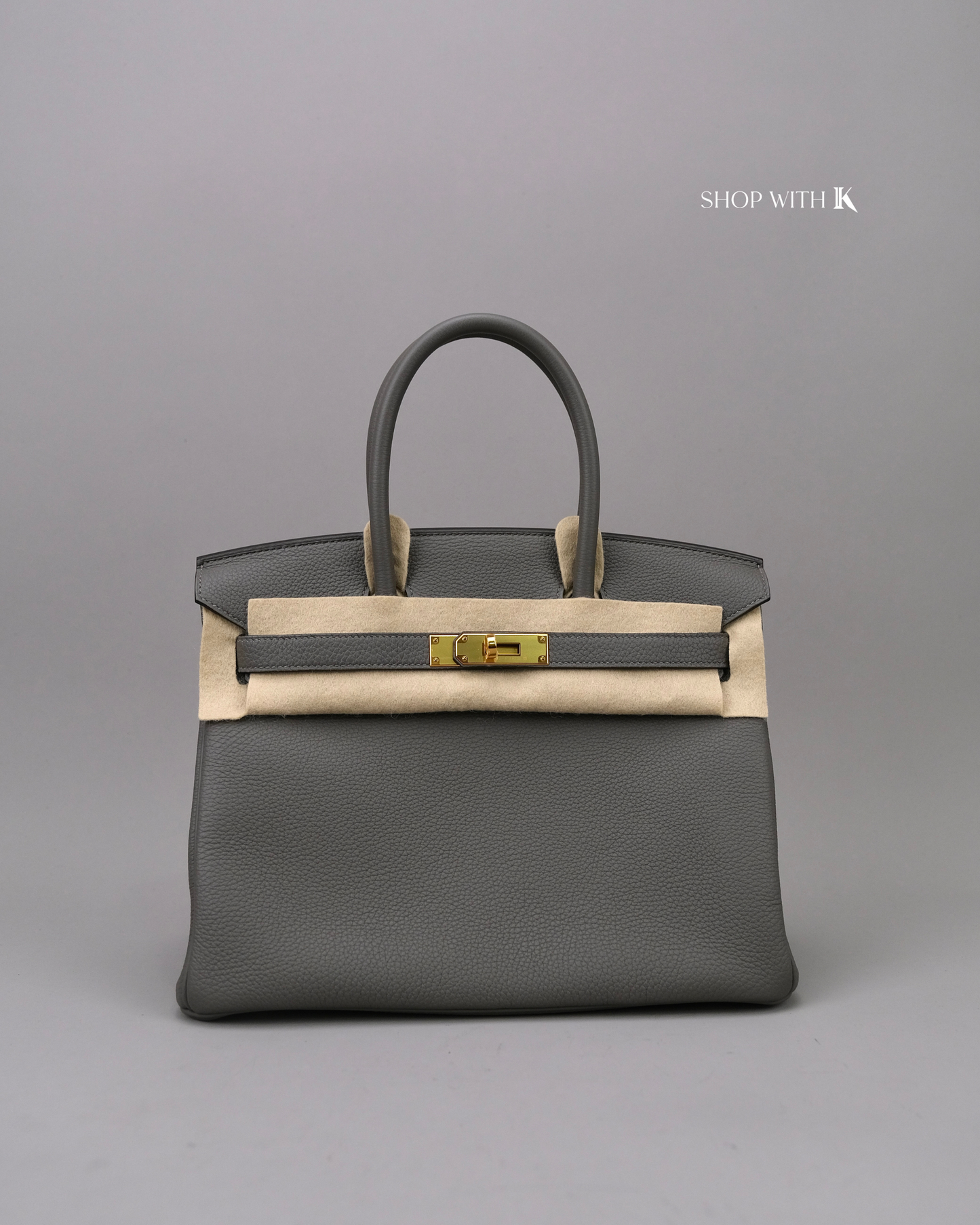 Hermes Birkin 30 Gris Meyer GHW