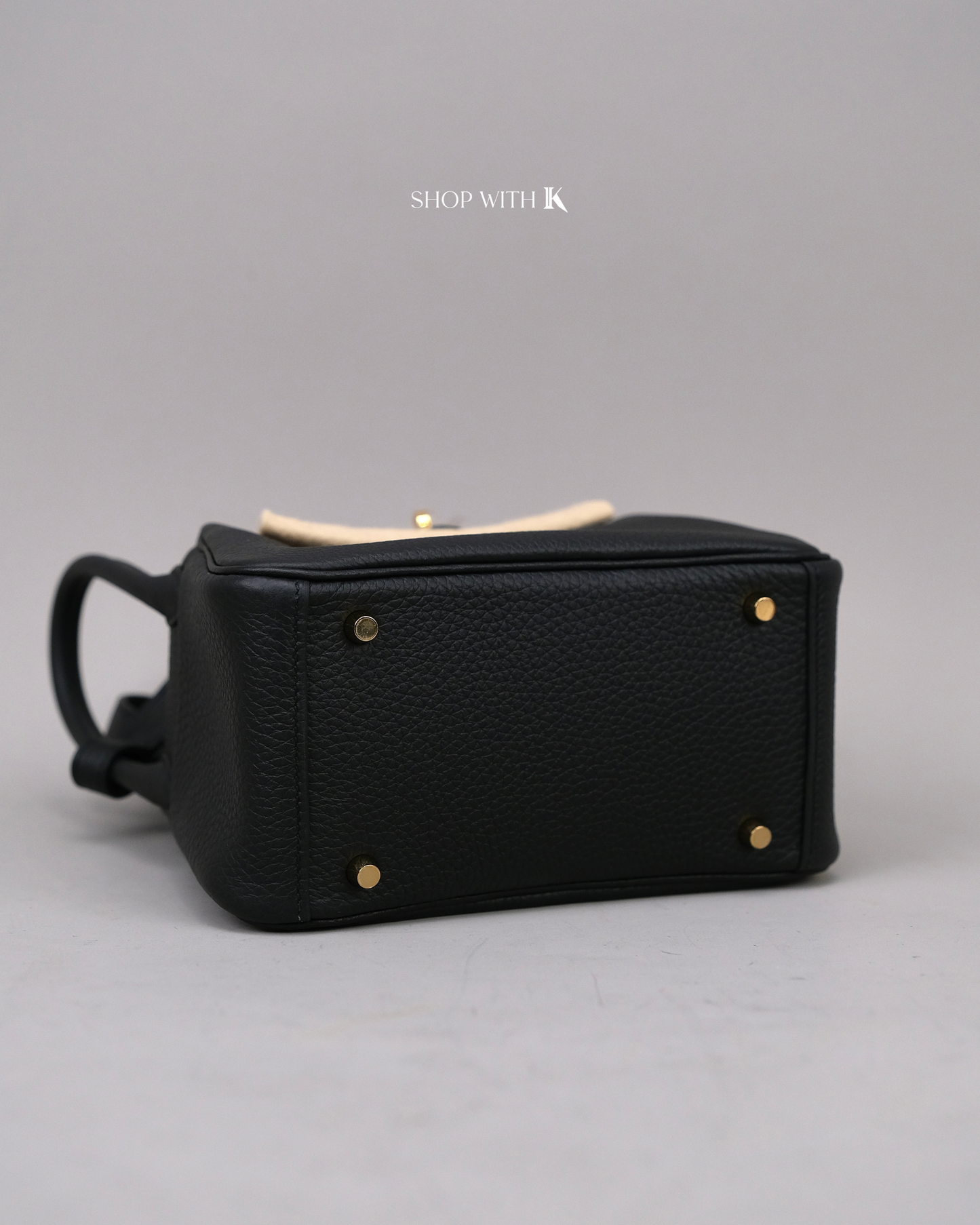 Hermes Mini Lindy Noir GHW