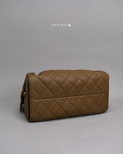 Chanel 25 Small Light Brown GHW