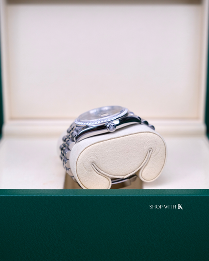 Rolex Datejust Diamond Bezel Aubergine Dial - 36mm
