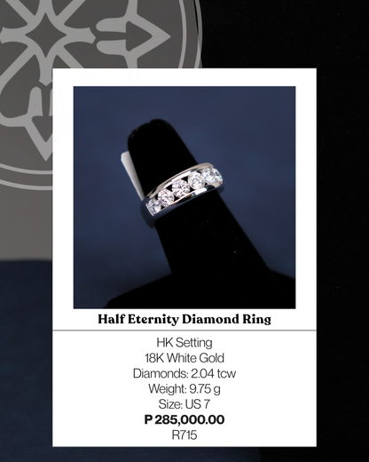 Half Eternity Diamond Ring