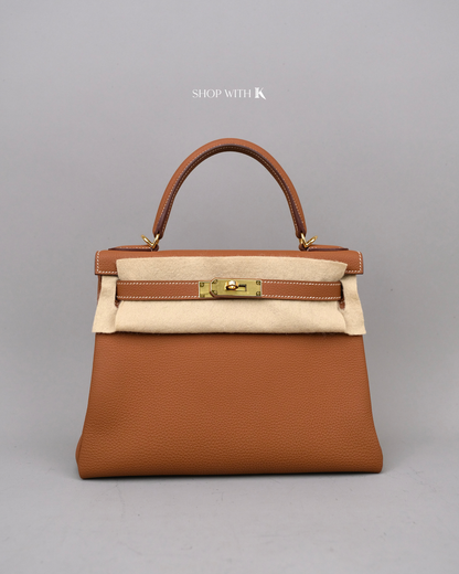 Hermes Kelly 28 Gold GHW