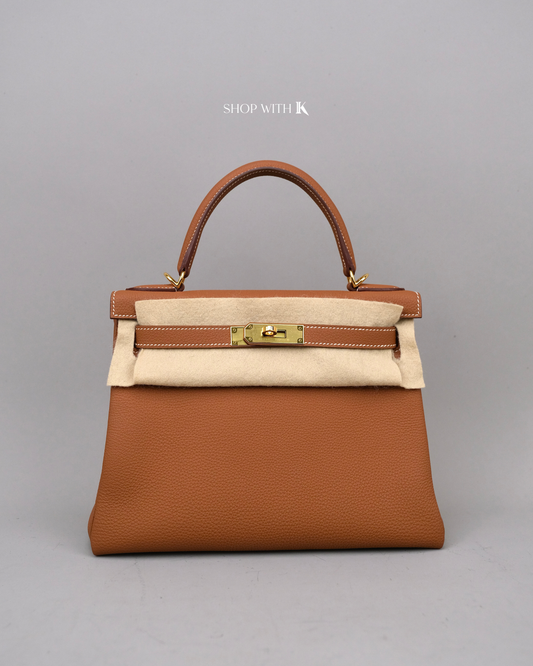Hermes Kelly 28 Gold GHW