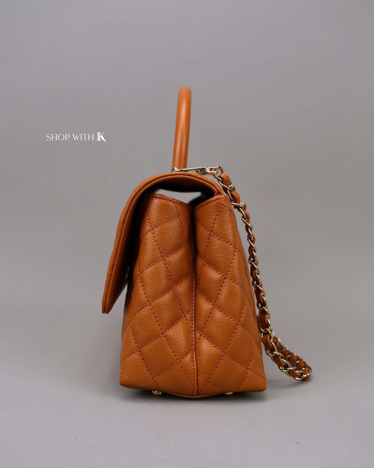 Chanel Coco Handle Medium Caramel