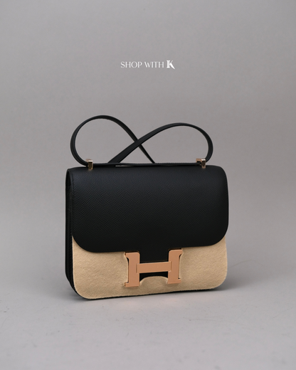 Hermes Constance 18 Noir RGHW