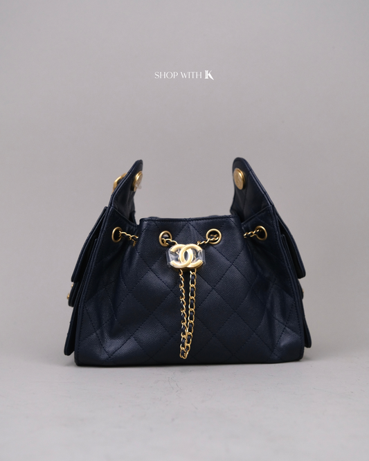 Chanel 25 Mini Midnight Blue