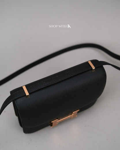Hermes Constance 18 Noir RGHW