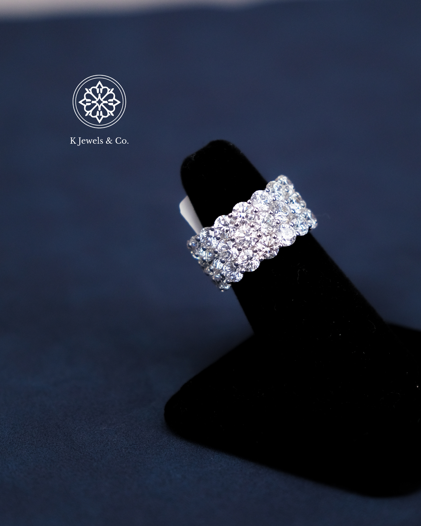 Three Layer Cocktail Ring