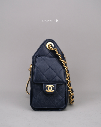 Chanel 25 Mini Midnight Blue