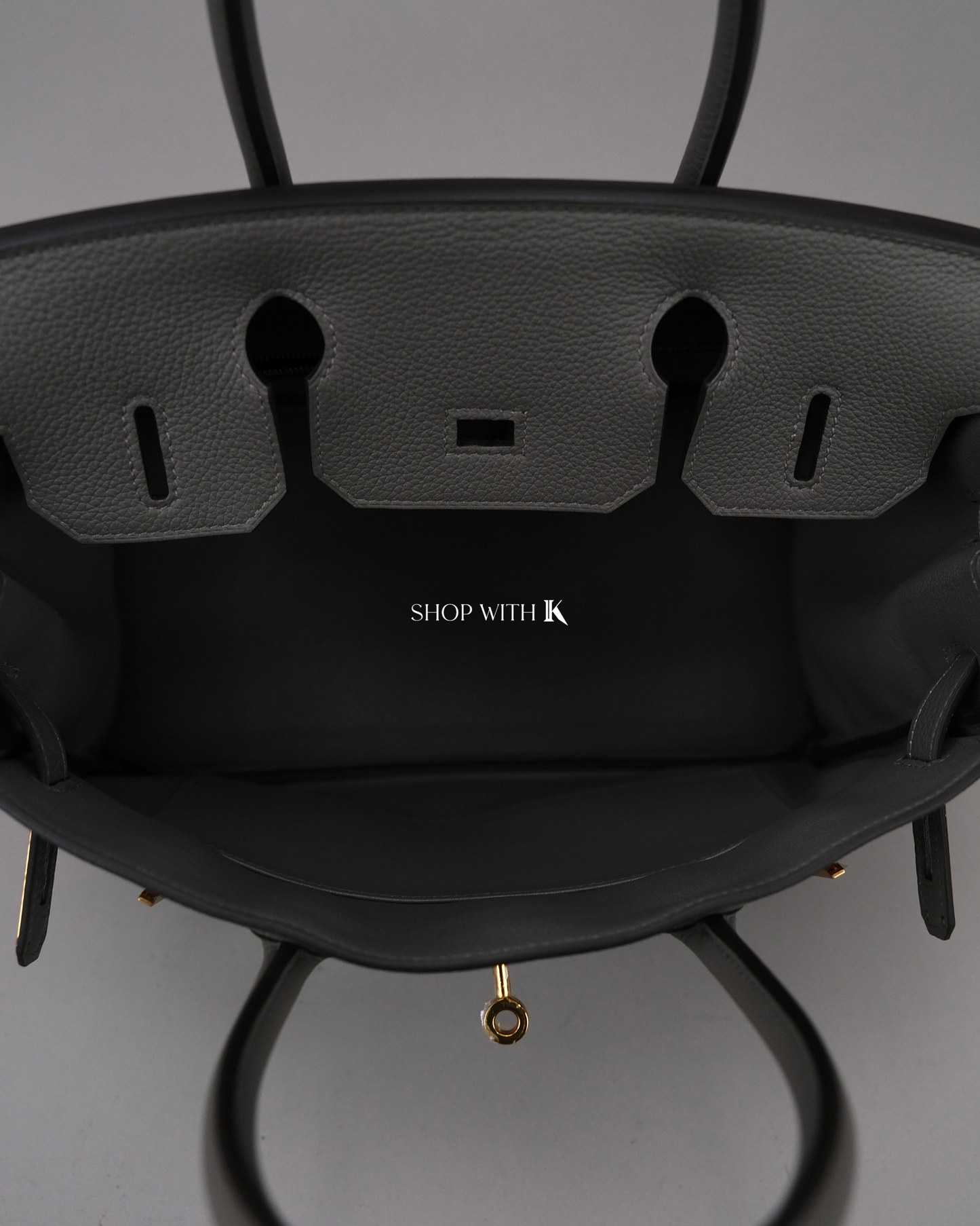 Hermes Birkin 30 Gris Meyer GHW