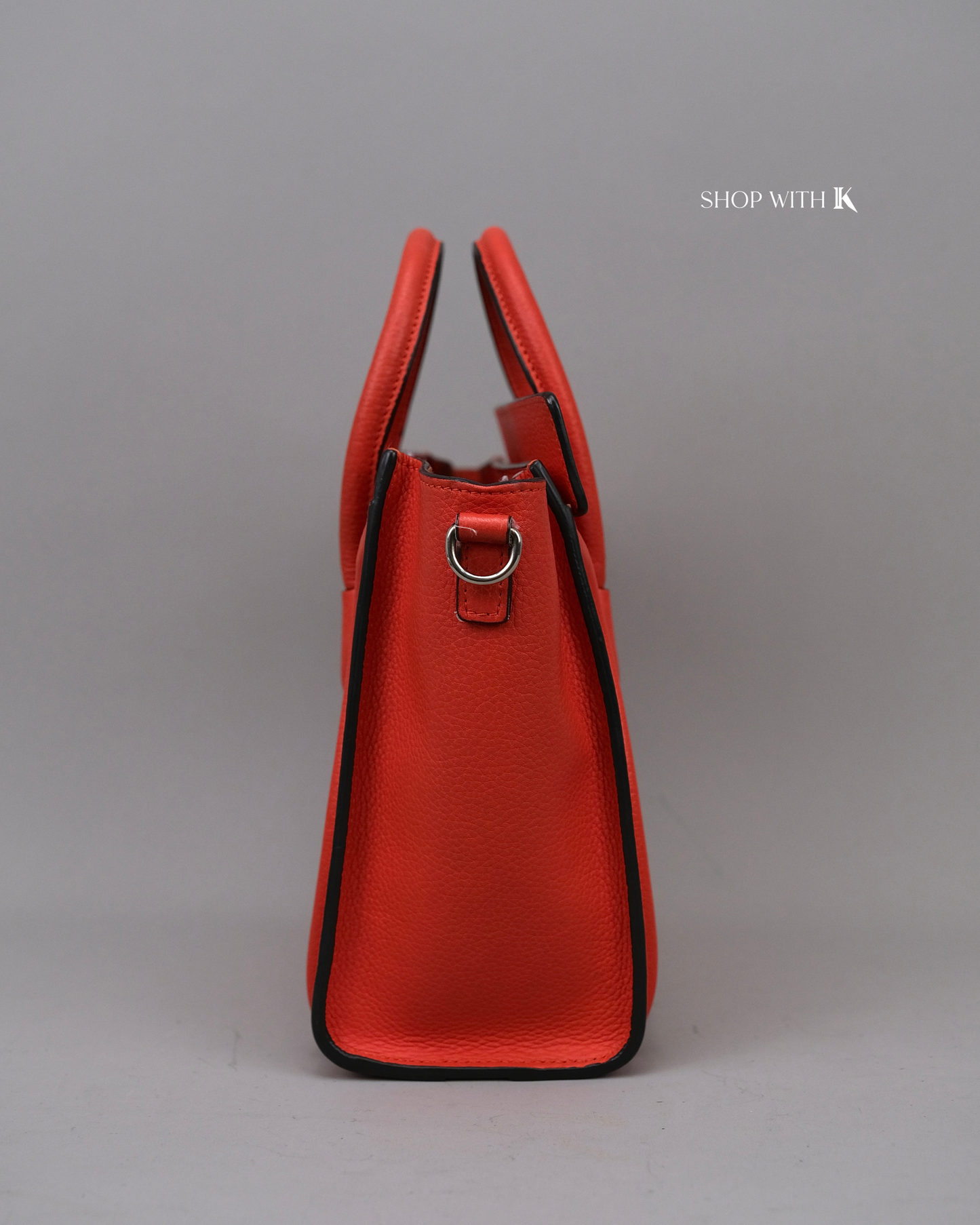 Celine Nano Luggage Red