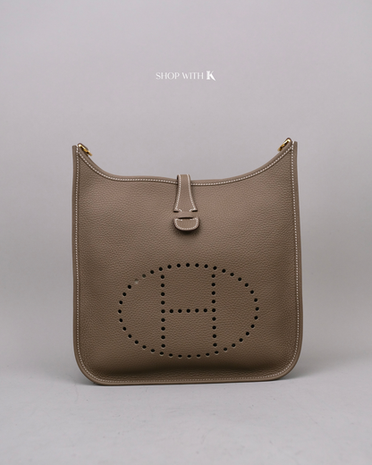 Hermes Evelyne 29 Etoupe GHW