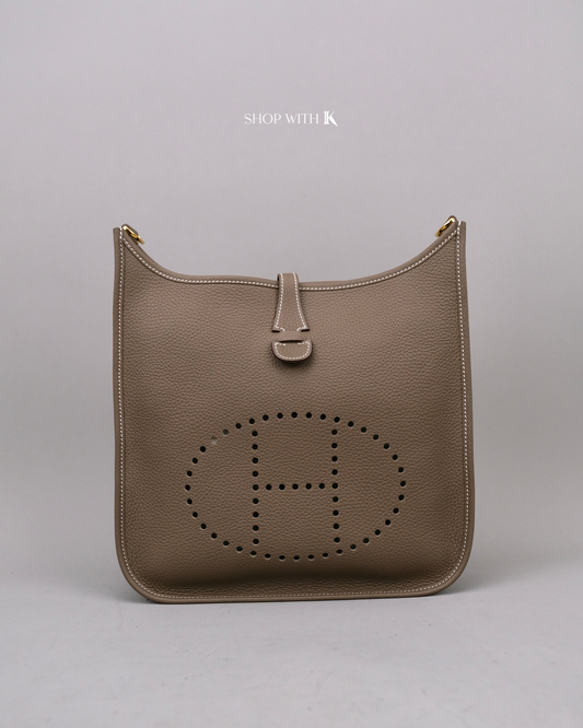 Hermes Evelyne 29 Etoupe GHW