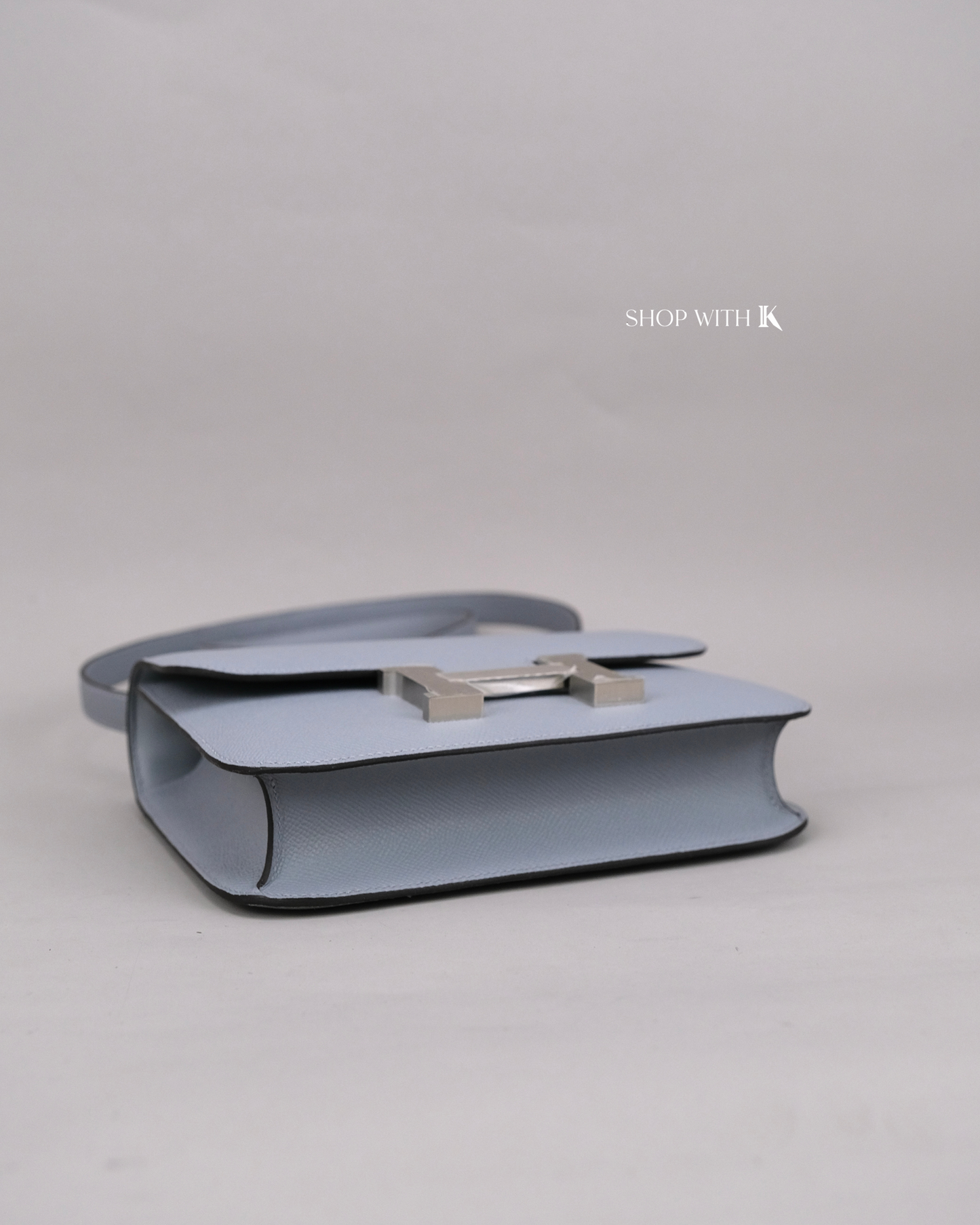 Hermes Constance 24 Gris Pantin PHW
