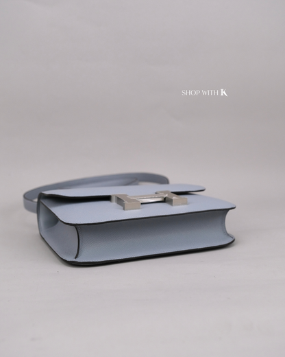 Hermes Constance 24 Gris Pantin PHW