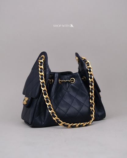 Chanel 25 Mini Midnight Blue