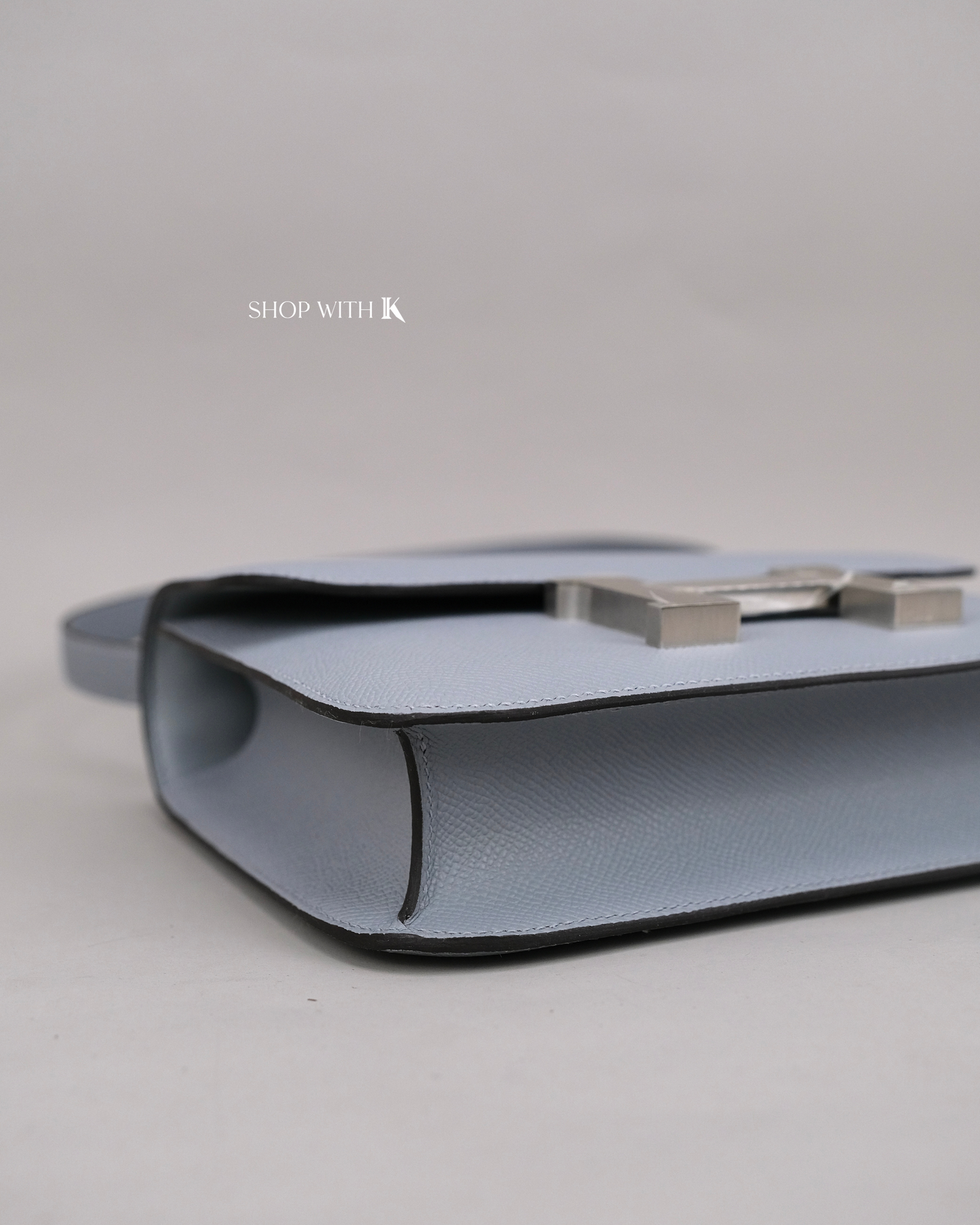 Hermes Constance 24 Gris Pantin PHW