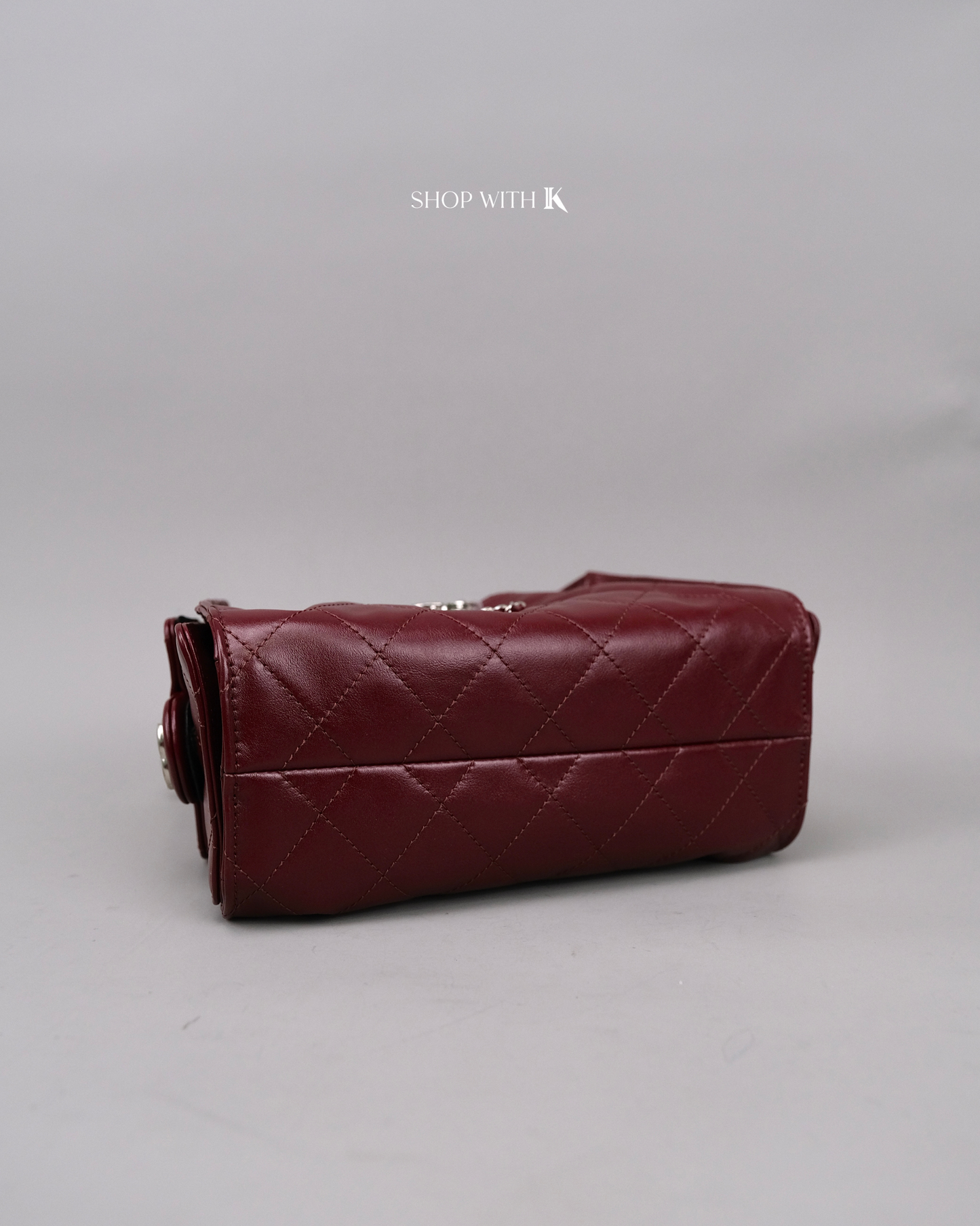 Chanel 25 Mini Burgundy Shiny SHW