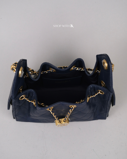 Chanel 25 Mini Midnight Blue