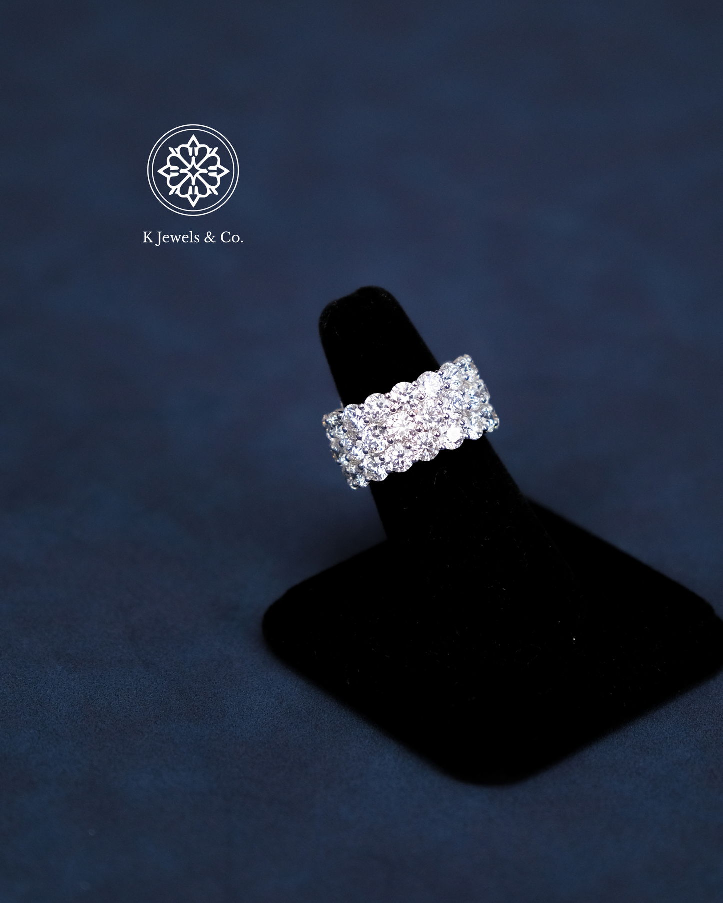 Three Layer Cocktail Ring