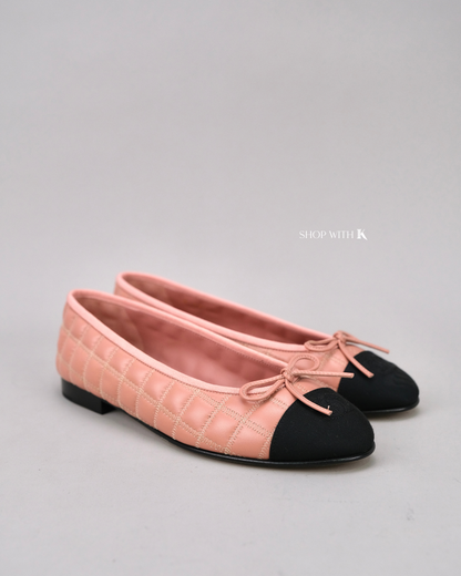 Chanel Ballet Flats Black/Pink