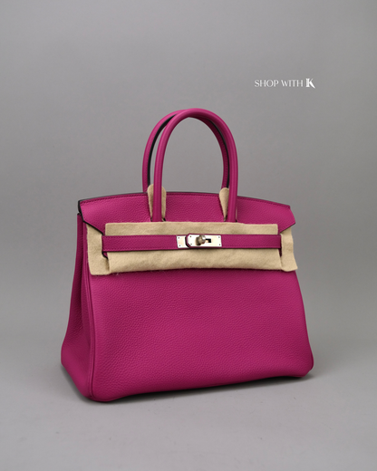Hermes Birkin 30 Rose Pourpre PHW