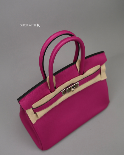 Hermes Birkin 30 Rose Pourpre PHW