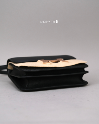 Hermes Constance 18 Noir RGHW