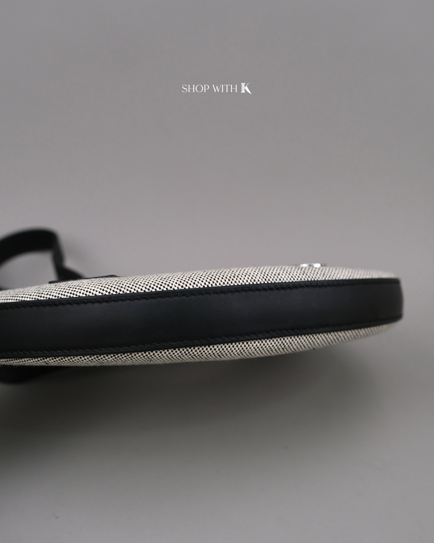 Hermes Arcon Toile Ecru Noir PHW