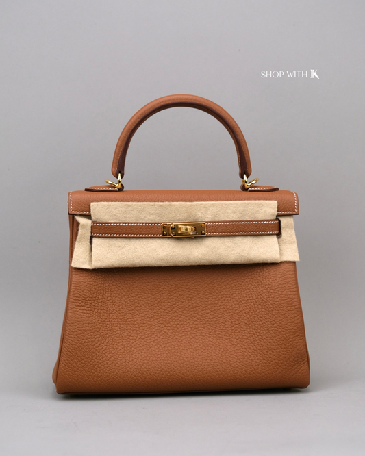 Hermes Kelly 25 Gold GHW