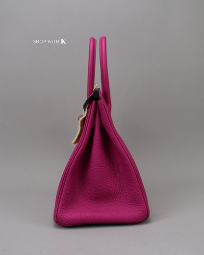 Hermes Birkin 30 Rose Pourpre PHW