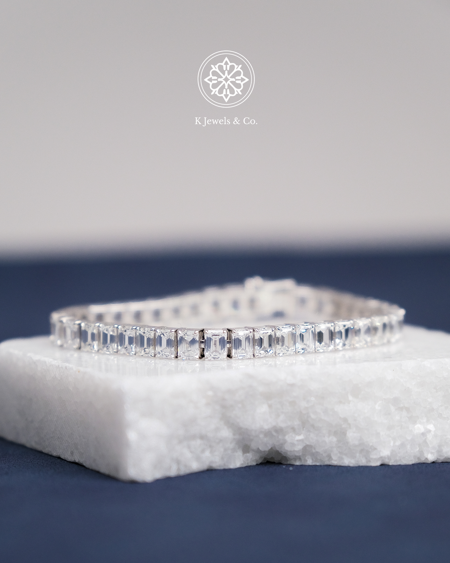 Emerald Diamond Tennis Bracelet