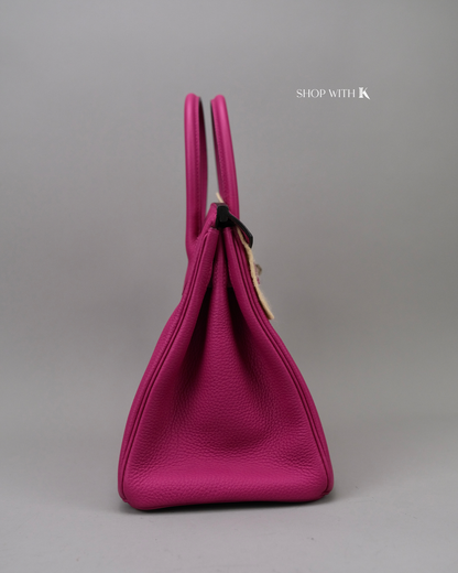 Hermes Birkin 30 Rose Pourpre PHW