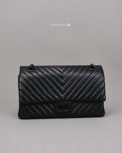 Chanel Reissue Chevron So Black