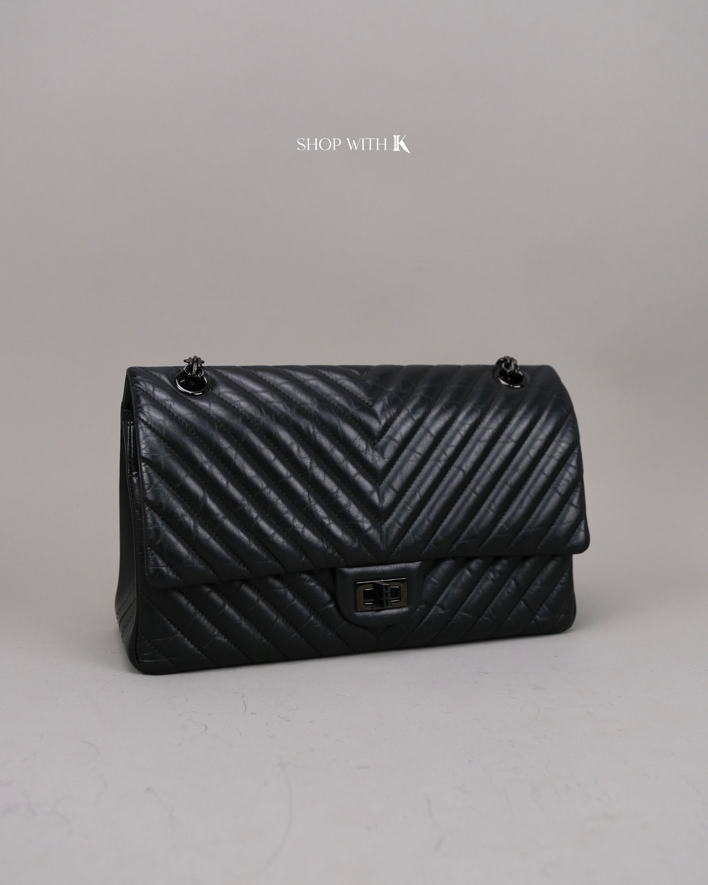 Chanel Reissue Chevron So Black