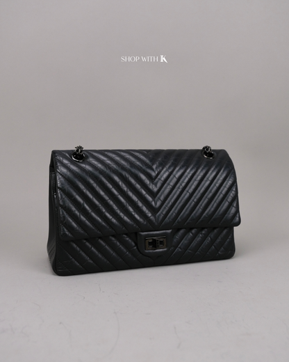 Chanel Reissue Chevron So Black