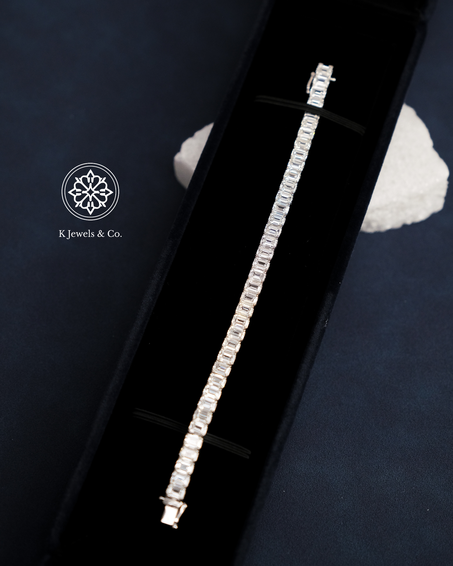 Emerald Diamond Tennis Bracelet