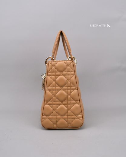 Dior Lady Medium Tan